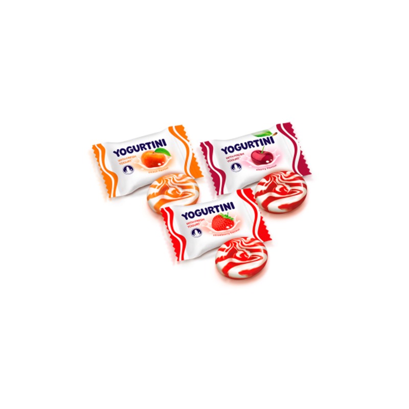 ΚΑΡΑΜΕΛΕΣ ”ROSHEN” YOGURTINI 1ΚΙΛ FineMarket