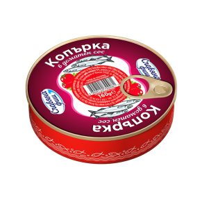 ΜΙΚΡΑ ΨΑΡΑΚΙΑ ΠΑΠΑΛΙΝΑ "SLAVYANA FISH" ΣΕ ΣΑΛΤΣΑ ΝΤΟΜΑΤΑΣ 160ΓΡ